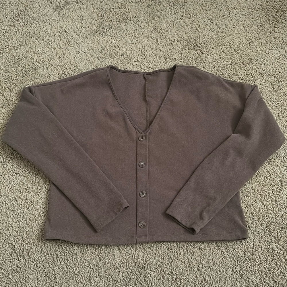 brown sweater